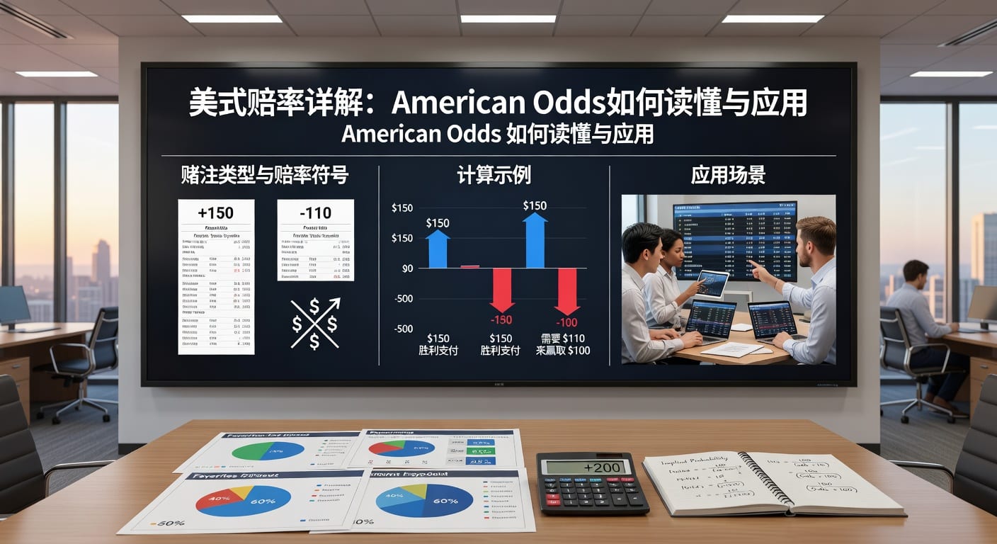 美式赔率 american odds 读法与换算方法